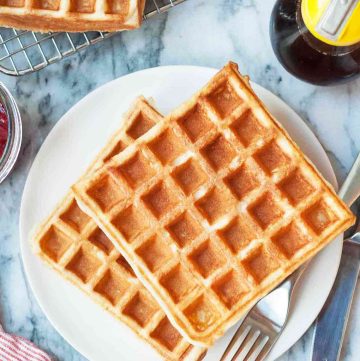 homemade waffles recipe