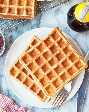 homemade waffles recipe