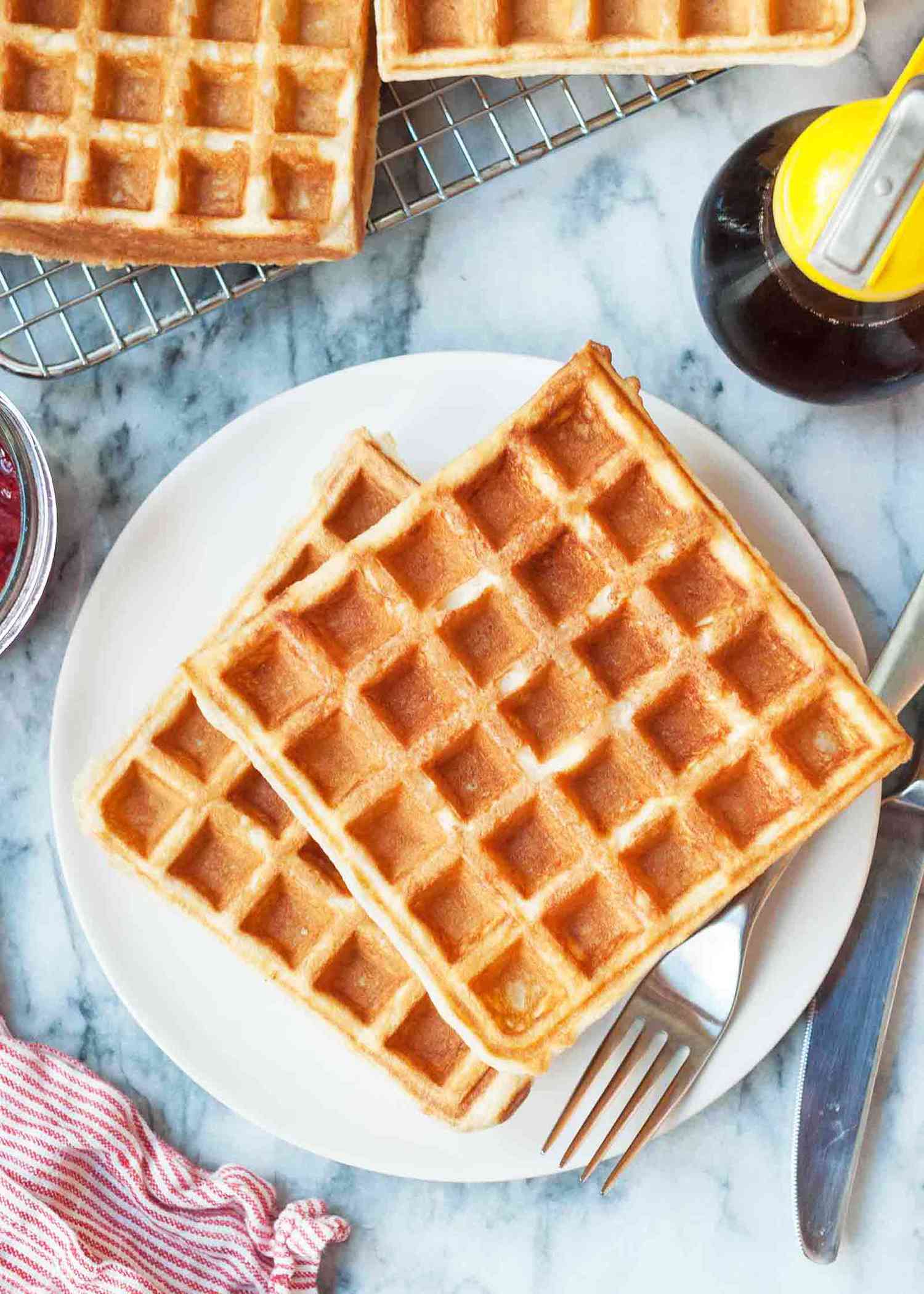 homemade waffles recipe