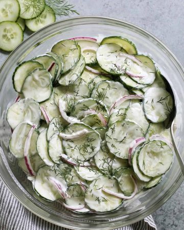 easy cucumber salad recipe