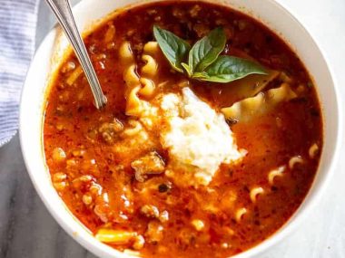lasagna soup recipe