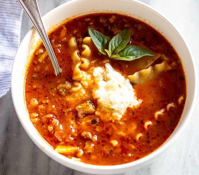 lasagna soup recipe