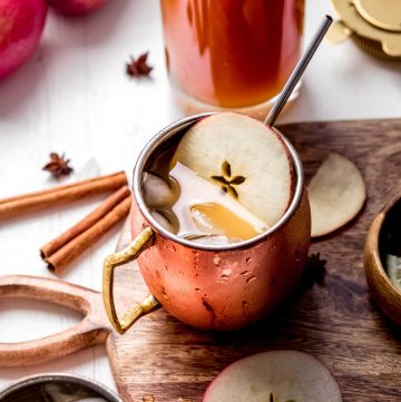 apple cider mule mocktail recipe