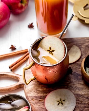 apple cider mule mocktail recipe