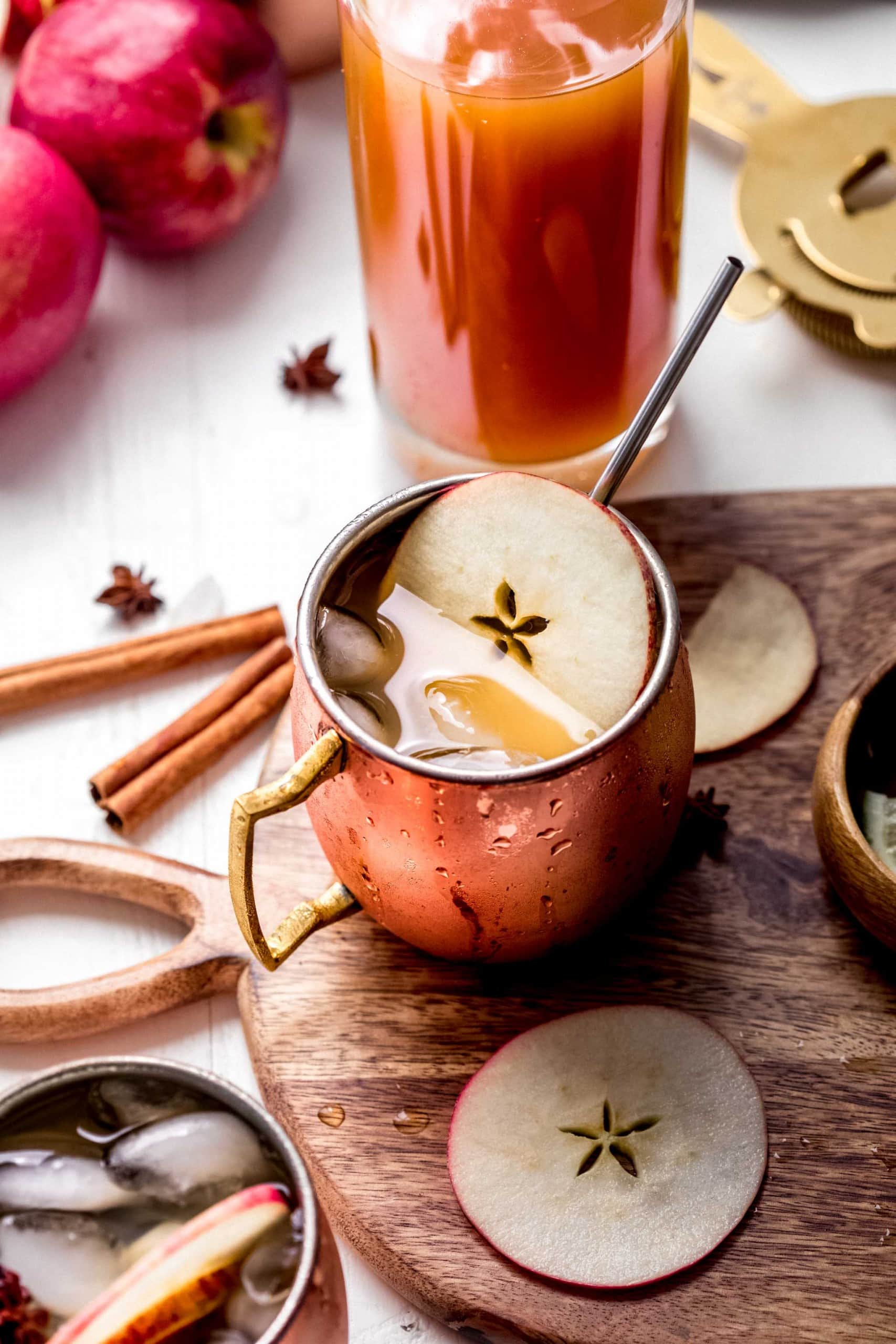 apple cider mule mocktail recipe