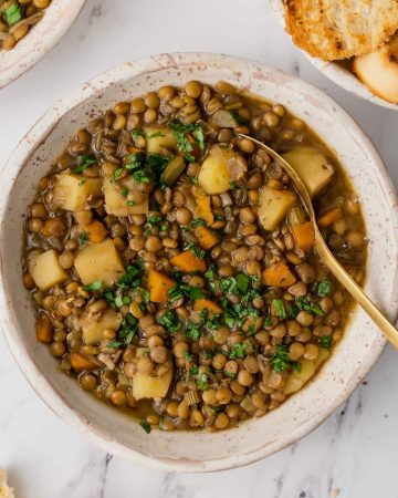 lentil potato soup