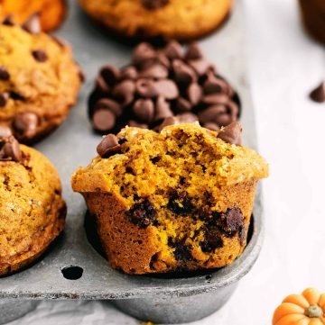 pumpkin chocolate chip muffins recipe