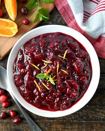 Homemade Cranberry Sauce Recipe