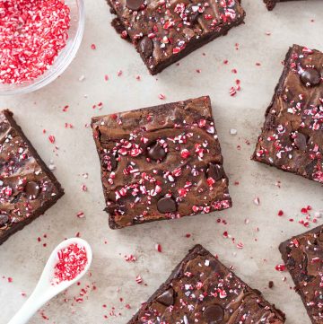 peppermint brownies