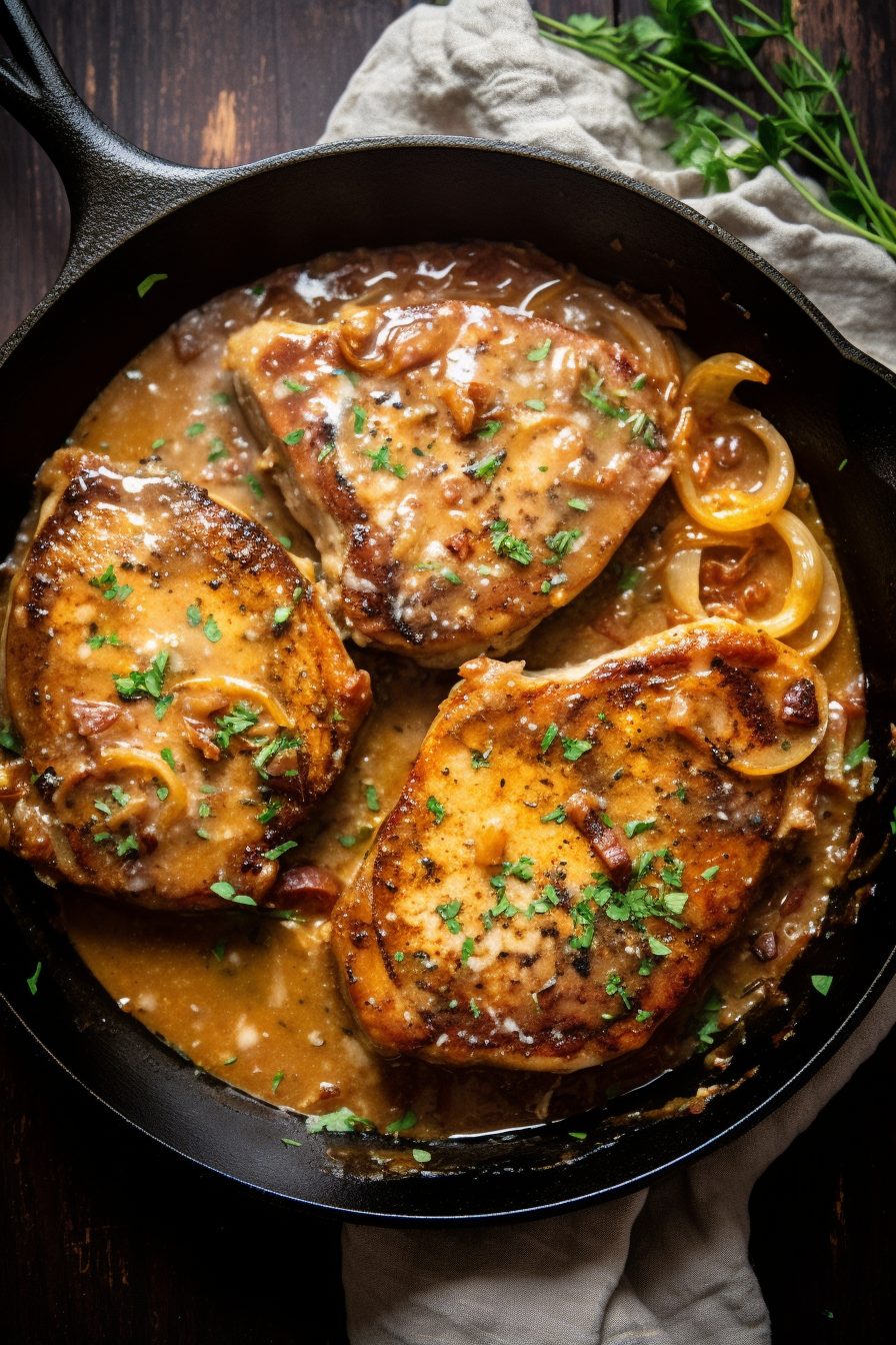Juicy Pan-Seared Pork Chops Recipe